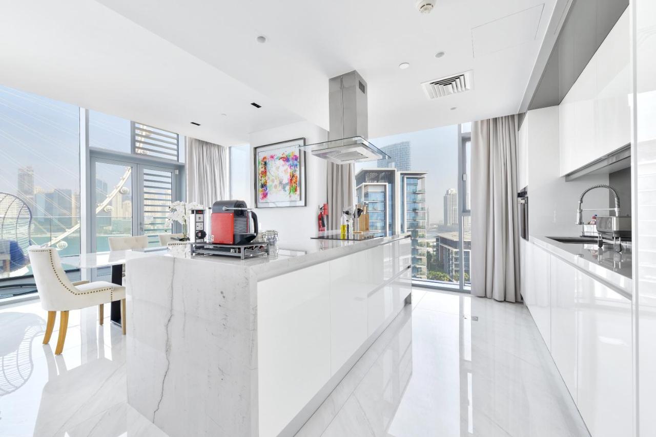Spectacular 3 Bedroom Condo With Maids Room Facing The Dubai Eye Εξωτερικό φωτογραφία
