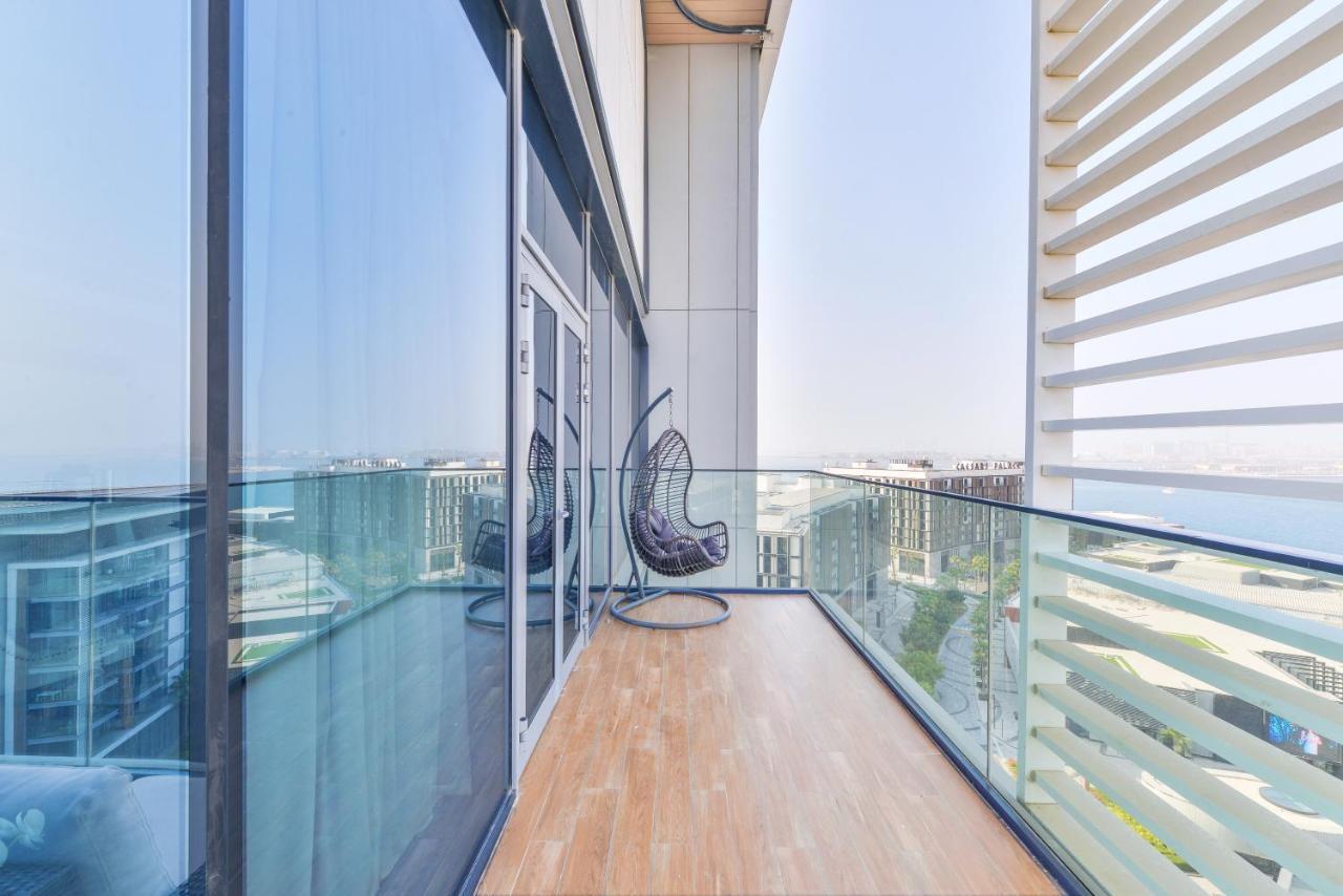 Spectacular 3 Bedroom Condo With Maids Room Facing The Dubai Eye Εξωτερικό φωτογραφία
